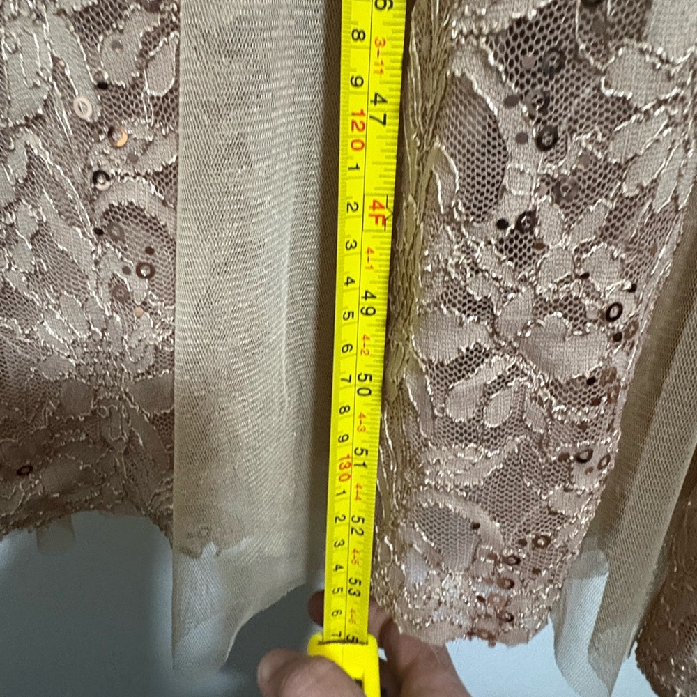 Cardolite Petite Lace Sequin Maxi Dress PL - NWT Style - Picture 5 of 6